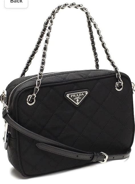 Prada bandoliera quilted bag